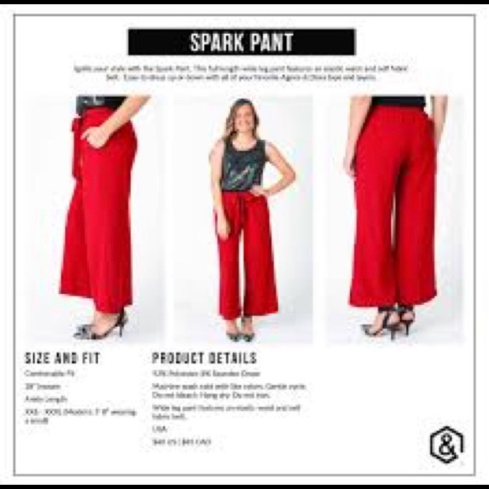 Agnes & Dora Spark Pant Crop